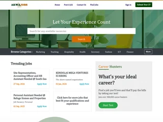 Akwajobs platform preview