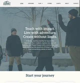 Alaska Educator Retention and Recruitment Center platform preview