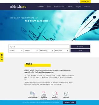 Aldrich & Co platform preview