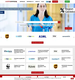 Alerta Emprego platform preview