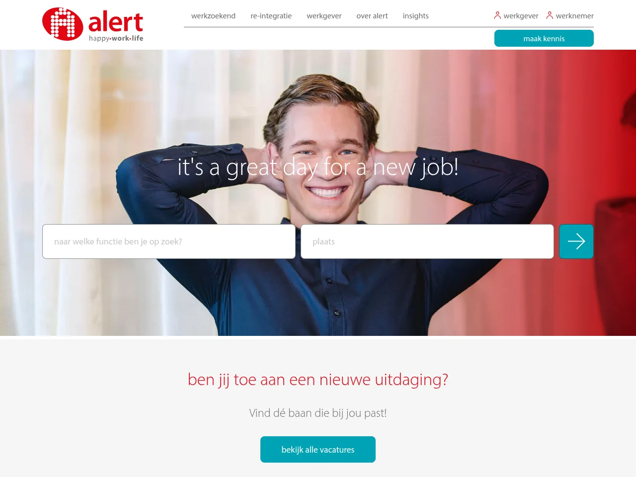 Alert HR Solutions screenshot Alert HR Solutions job board platform screenshot showing job search interface