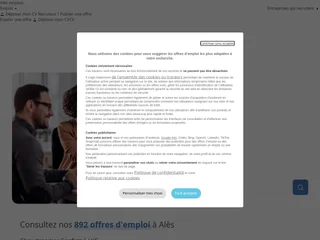 Alès Emplois platform preview