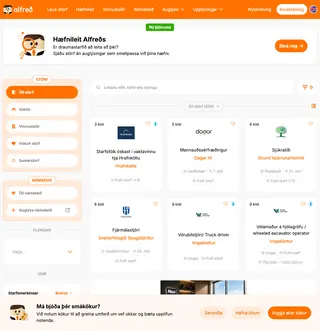 Alfreð platform preview