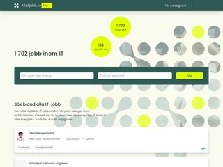 allaitjobb.se platform preview