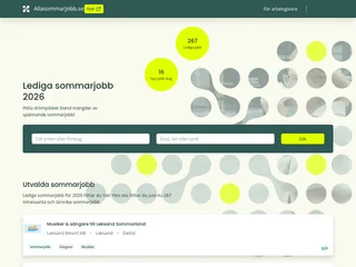 Alla Sommarjobb platform preview