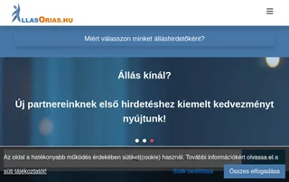 AllasOrias.hu screenshot preview