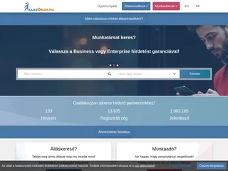 AllasOrias.hu platform preview