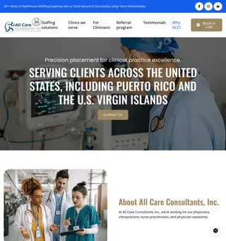 All Care Consultants, Inc. platform preview