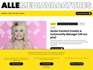 Alle Mediavacatures platform preview