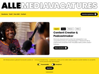 Alle Mediavacatures screenshot preview Alle Mediavacatures screenshot preview
