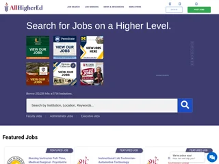AllHigherEd platform preview AllHigherEd platform preview