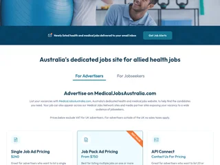 Allied Health Jobs Australia screenshot preview