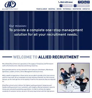 Allied Recruitment platform preview