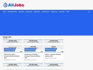 Alljobs.lk platform preview Alljobs.lk platform preview