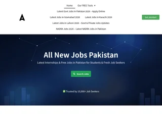 All New Jobs Pakistan platform preview