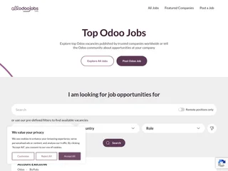 All Odoo Jobs screenshot preview