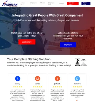 American Staffing Inc. screenshot preview