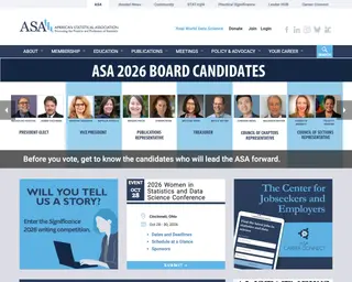 American Statistical Association platform preview