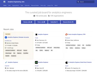Analytics Engineering Jobs screenshot preview