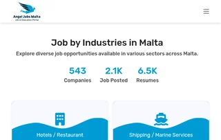 Angel Jobs Malta screenshot preview