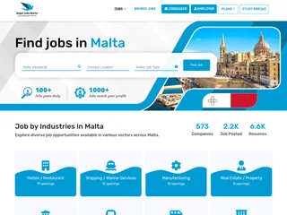 Angel Jobs Malta platform preview Angel Jobs Malta platform preview
