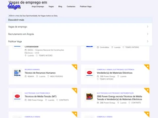 Ango Emprego platform preview Ango Emprego platform preview
