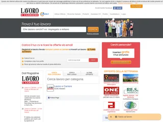 Annunci Lavoro e Carriere platform preview Annunci Lavoro e Carriere platform preview