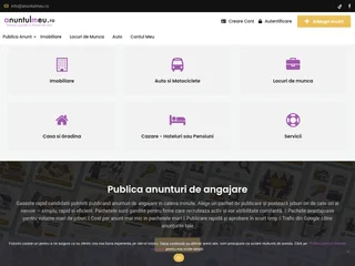 Anuntul Meu platform preview