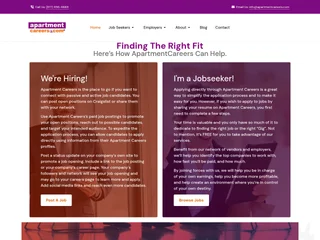 Apartment Careers platform preview
