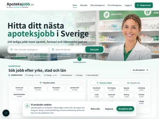 apoteksjobb.se platform preview
