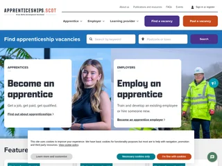 Apprenticeships.scot platform preview