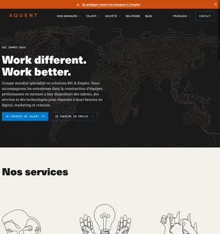 Aquent France platform preview