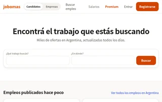 Jobomas Argentina screenshot preview