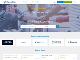 ArabJobs.com platform preview