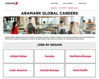 Aramark Careers platform preview