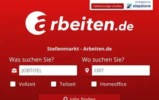 arbeiten.de screenshot preview arbeiten.de screenshot preview