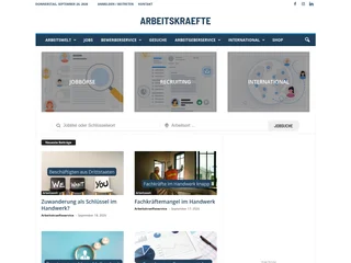 Arbeitskraefte.de screenshot preview