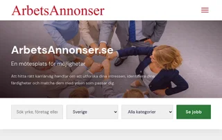 ArbetsAnnonser screenshot preview