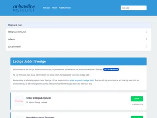 Arbetslivsinstitutet platform preview Arbetslivsinstitutet platform preview