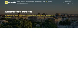 ARCHI-JOBS platform preview