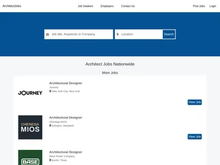 Architect Jobs platform preview
