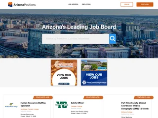 ArizonaPositions.com platform preview ArizonaPositions.com platform preview