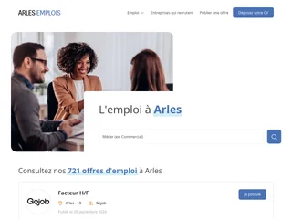Arles Emplois screenshot preview Arles Emplois screenshot preview