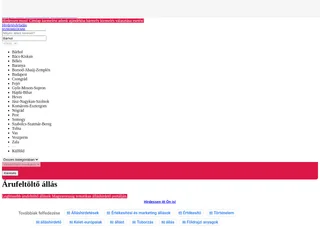 Árufeltöltőállás.hu screenshot preview Árufeltöltőállás.hu screenshot preview