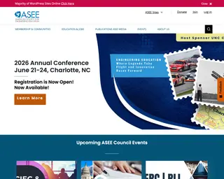 American Society for Engineering Education platform preview