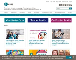 American Speech-Language-Hearing Association platform preview