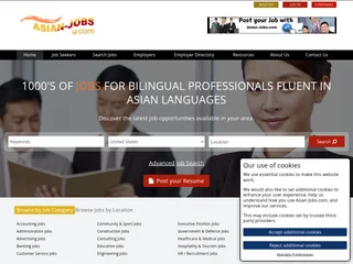 Asian-Jobs.com platform preview