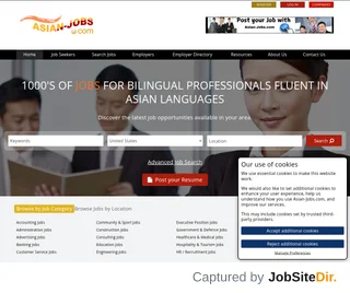 Asian-Jobs.com platform preview