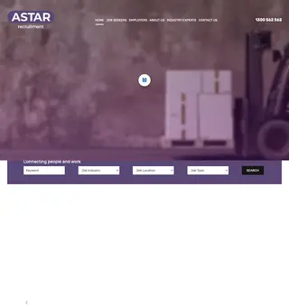 ASTAR Recruitment platform preview