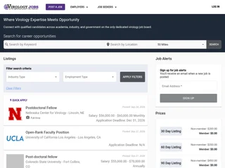 Virology Jobs by The American Society For Virology screenshot preview